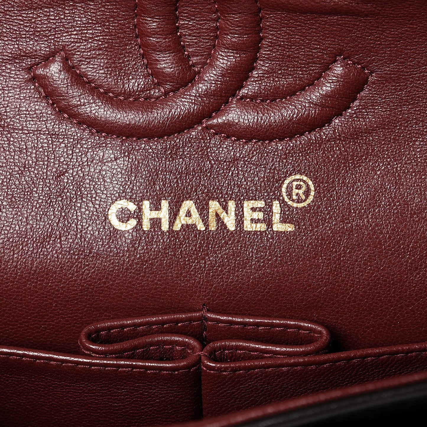 Lambskin Quilted Small Double Flap Black