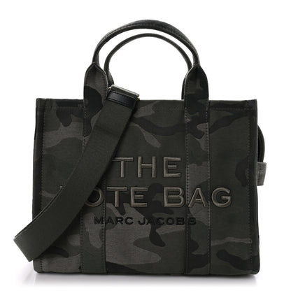 Marc Jacobs Canvas Camouflage Medium The Tote Bag Khaki 1 of 9