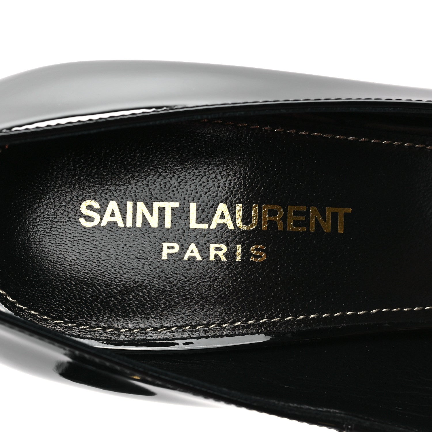 Saint Laurent Patent Opyum 110 Pumps 39 Black 8 of 9