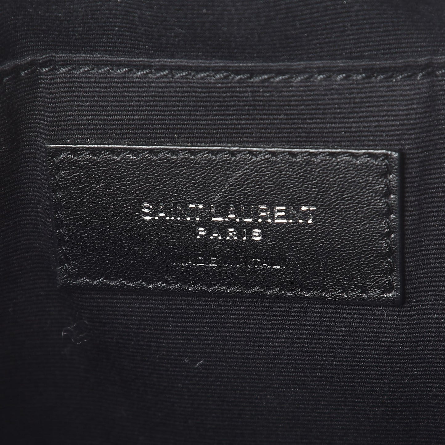 Lambskin Monogram Small Lou Camera Bag Black