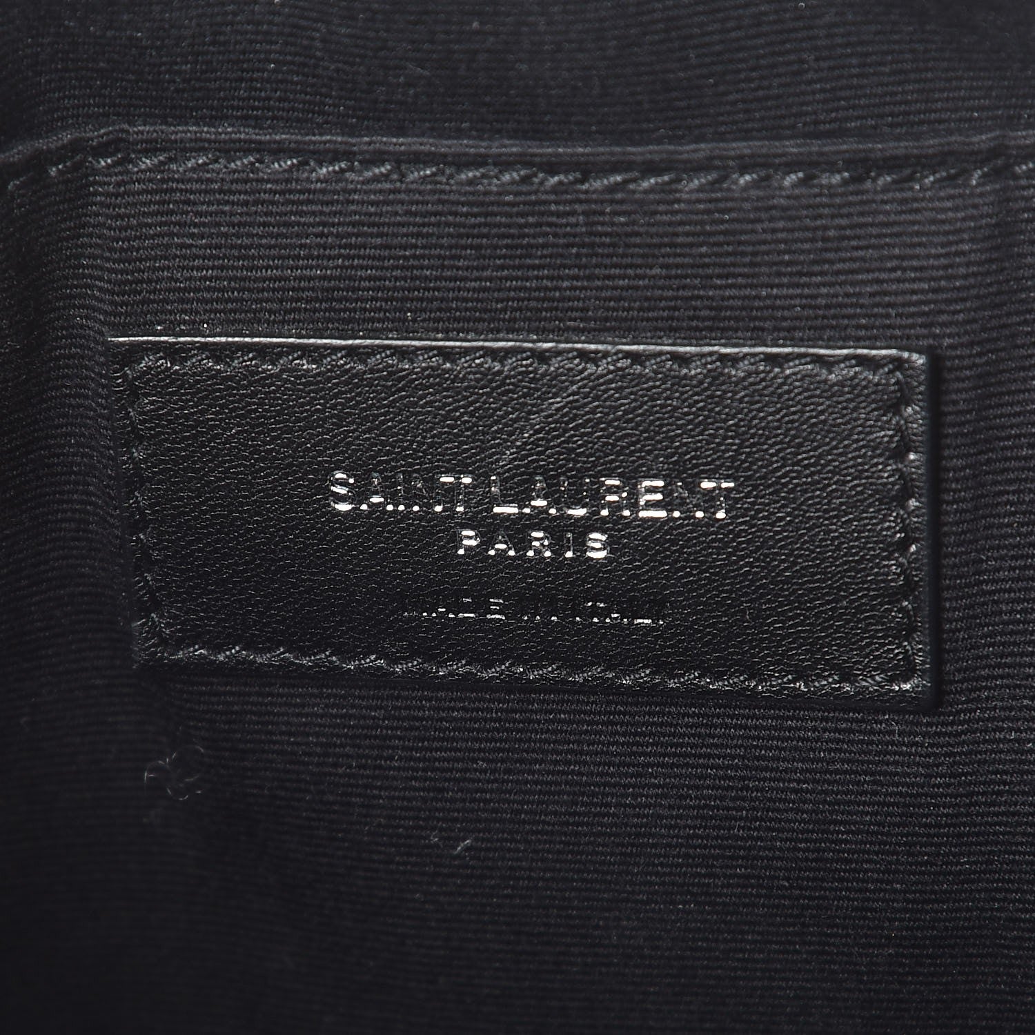 Saint Laurent Lambskin Monogram Small Lou Camera Bag Black 6 of 9