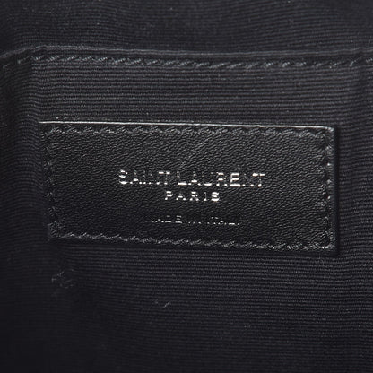 Saint Laurent Lambskin Monogram Small Lou Camera Bag Black 6 of 9