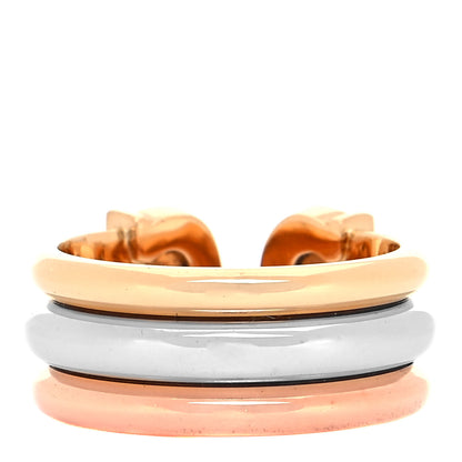Cartier 18K Pink Yellow White Gold C De Cartier Ring 52 6 3 of 4