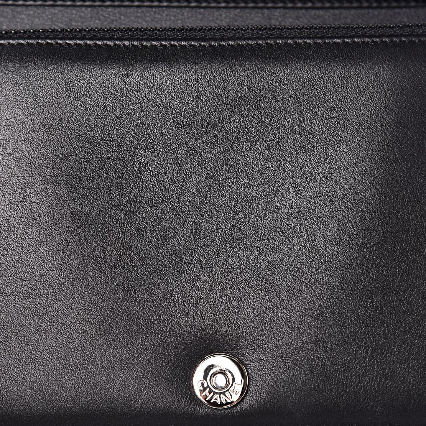 Patent Strass Wallet On Chain WOC Black