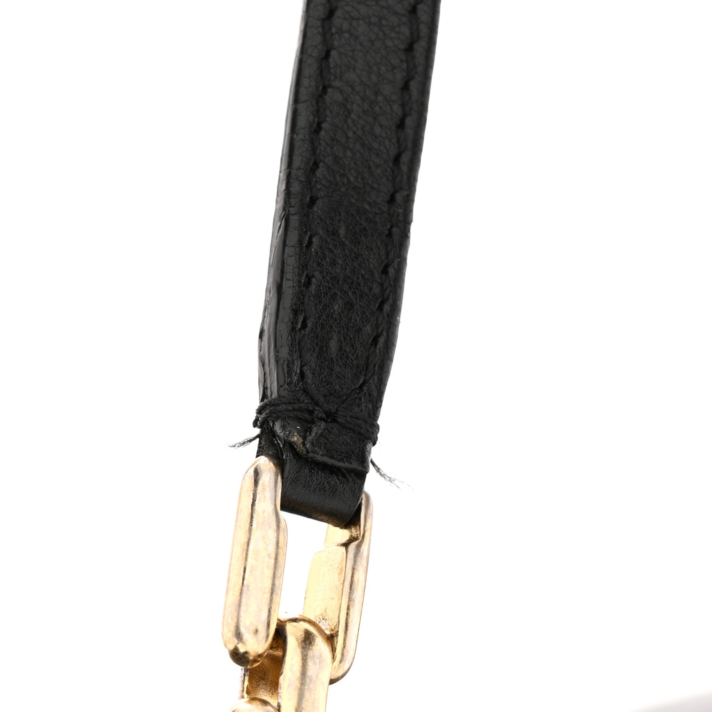 Calfskin Quilted Retro Chain Flap Black