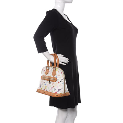 Louis Vuitton Monogram Multicolor Alma White 2 of 11