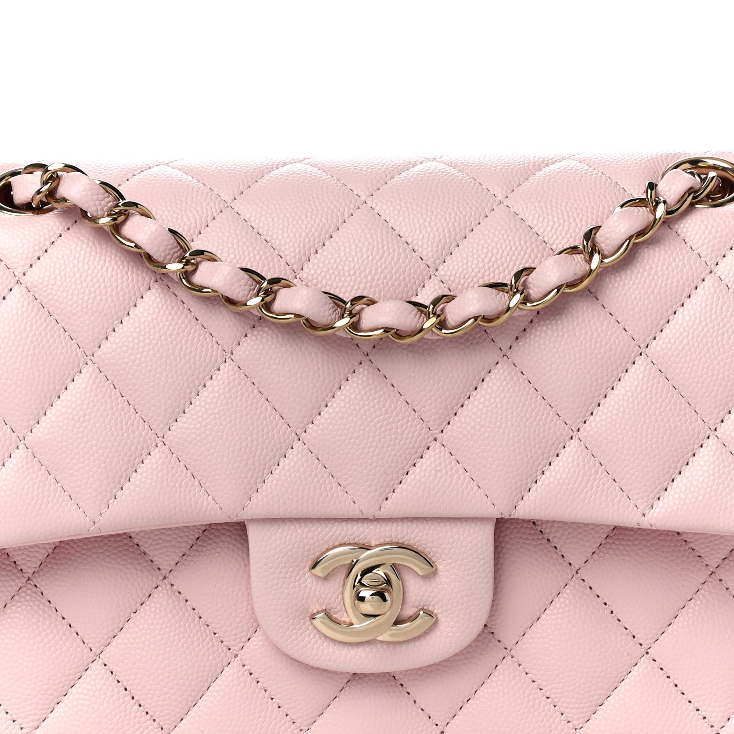 Chanel Caviar Quilted Small Double Flap Light Pink 8 of 11