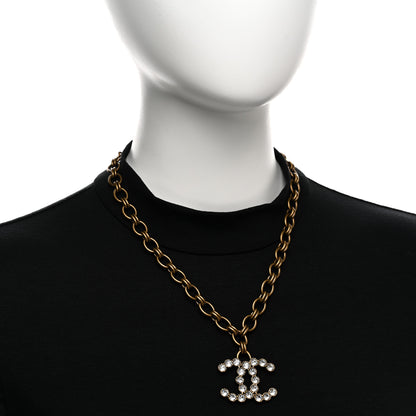 Chanel Crystal CC City Of Lights Necklace Gold 2 of 6