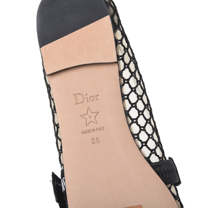 Christian Dior Resille Ribbon Miss J'Adior Ballet Flat 38 Black 7 of 8