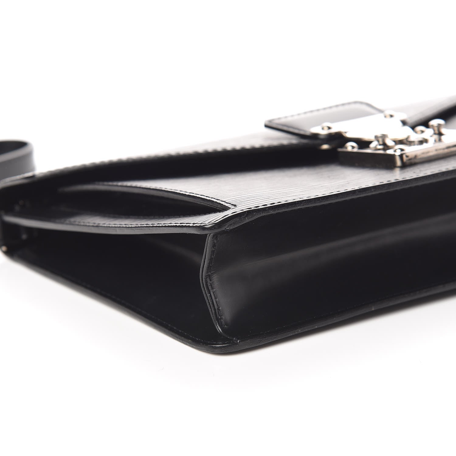 Louis Vuitton Epi Pochette Sellier Dragonne Clutch Black 8 of 9