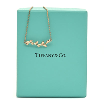 Tiffany 18K Rose Gold Paloma Picasso Olive Leaf Bracelet 6 of 6