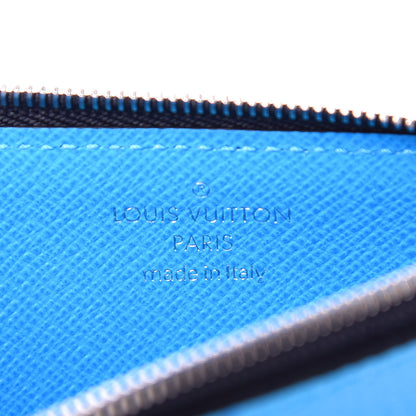 Louis Vuitton Taigarama Coin Card Holder Blue Lagoon 5 of 7