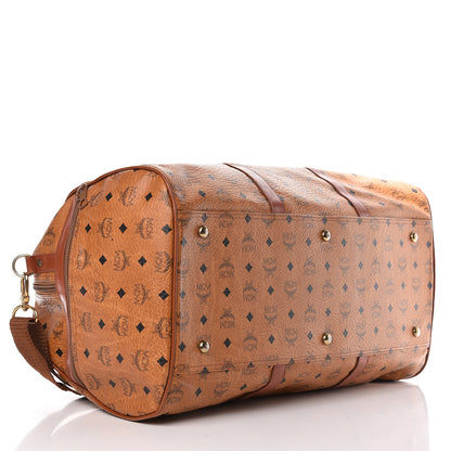 MCM Visetos Traveler Bag Cognac 4 of 17