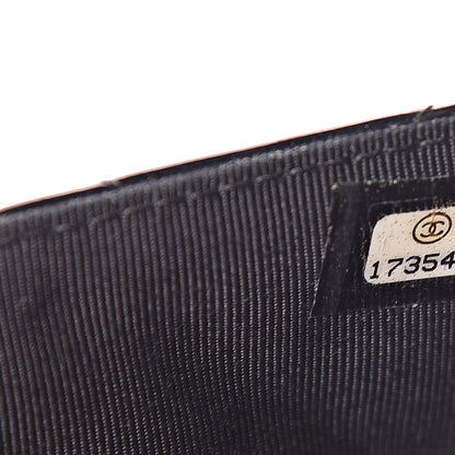 Chanel Patent Quilted Wallet On Chain WOC Black 10 of 12