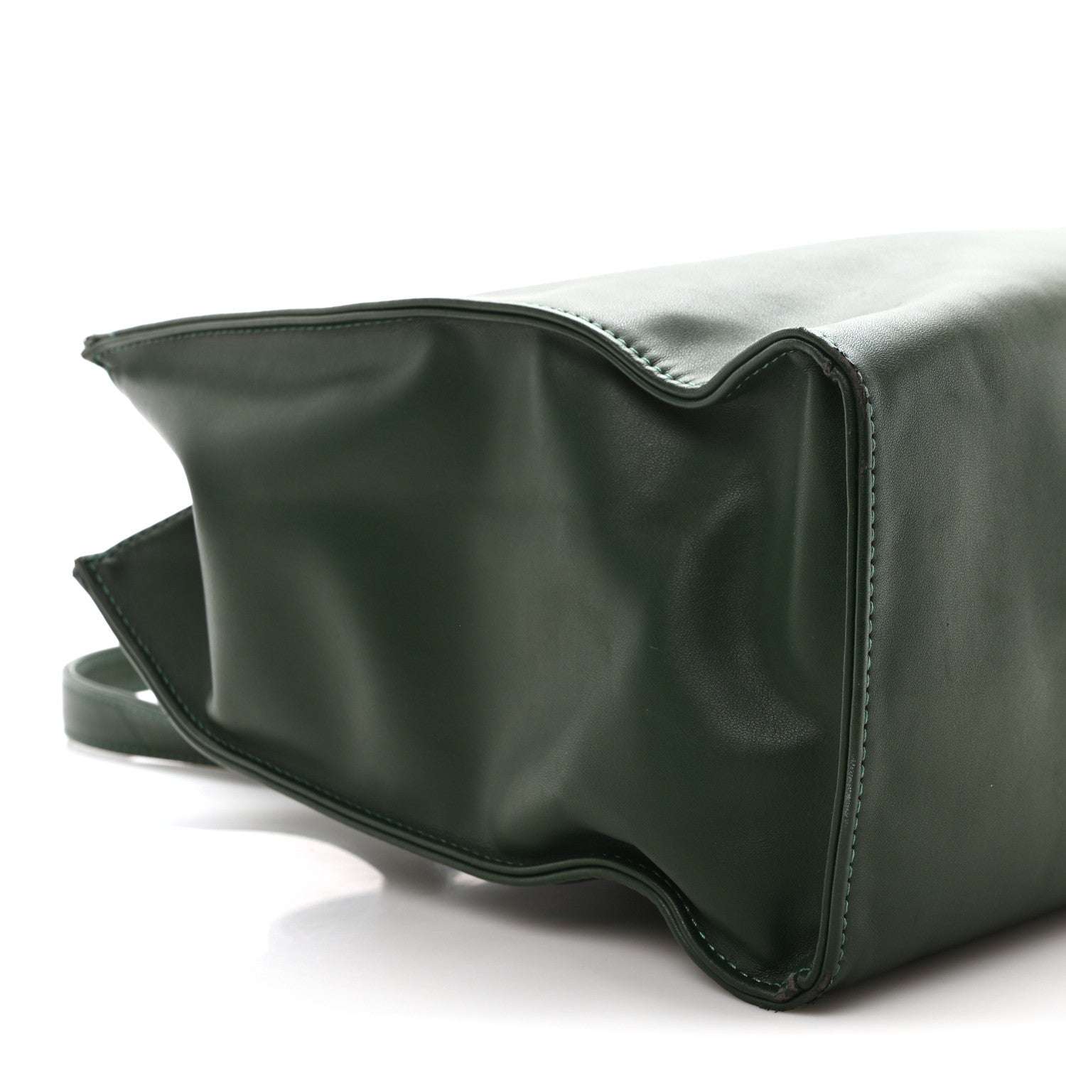 Telfar Vegan Leather Medium Shopping Bag Dark Olive 10 of 11