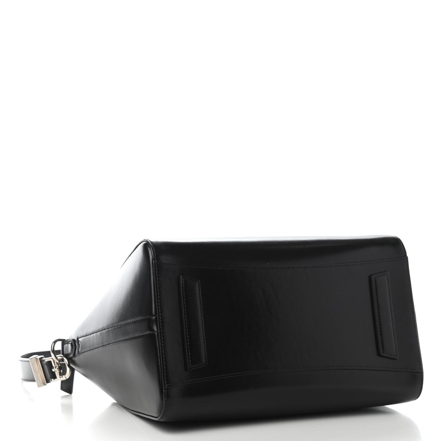 Shiny Lord Calfskin Medium Antigona Black