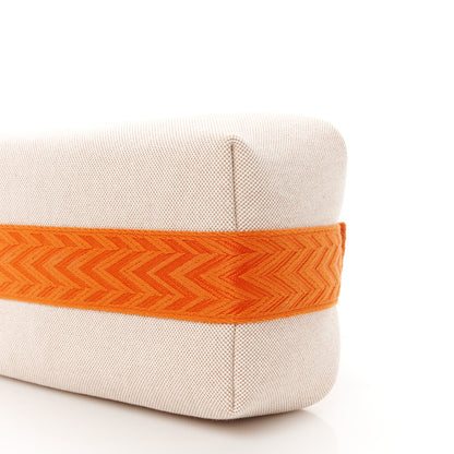 Hermes Canvas Small Bride-A-Brac Pouch Natural Orange 10 of 10