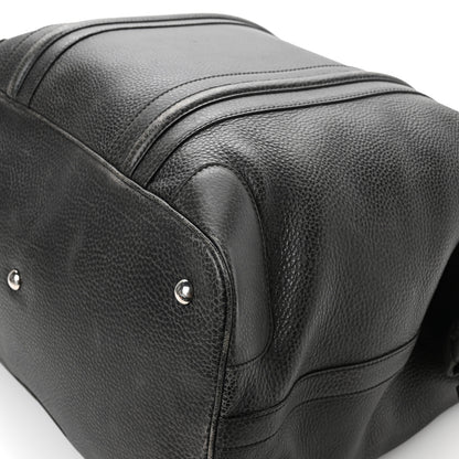 Gucci Pebbled Calfskin Carry On Duffle Grey 10 of 13
