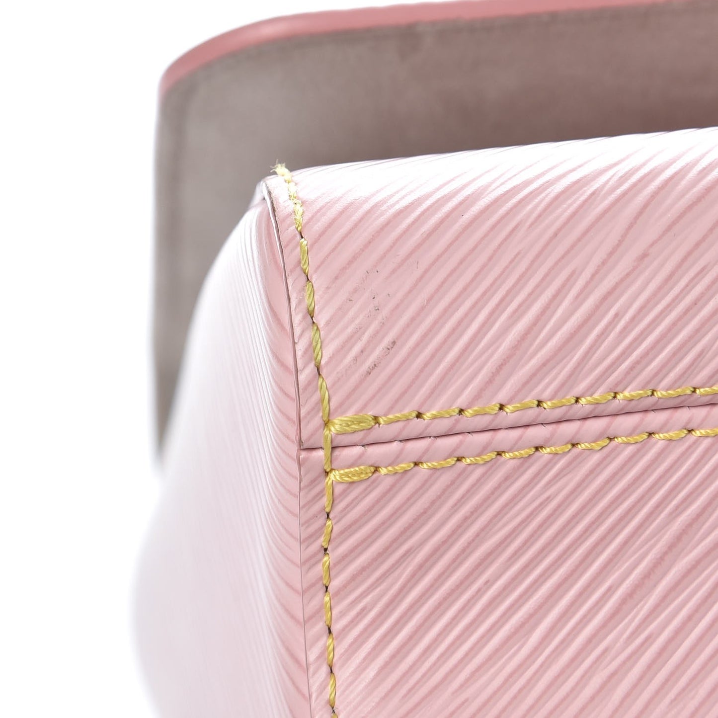 Epi Twist Shoulder Bag MM Rose Ballerine