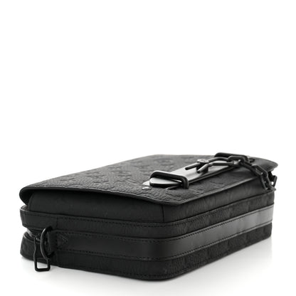 Louis Vuitton Taurillon Monogram Steamer Messenger Black 4 of 9