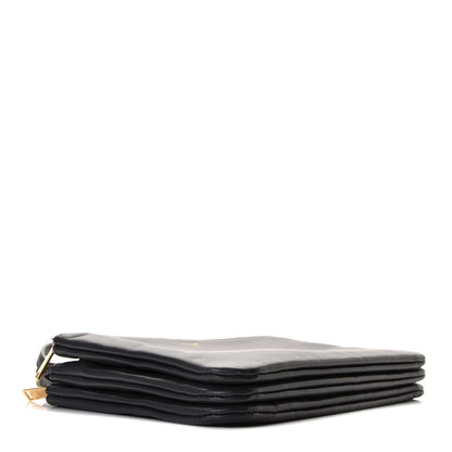 Celine Lambskin Small Trio Crossbody Bag Grey 6 of 15
