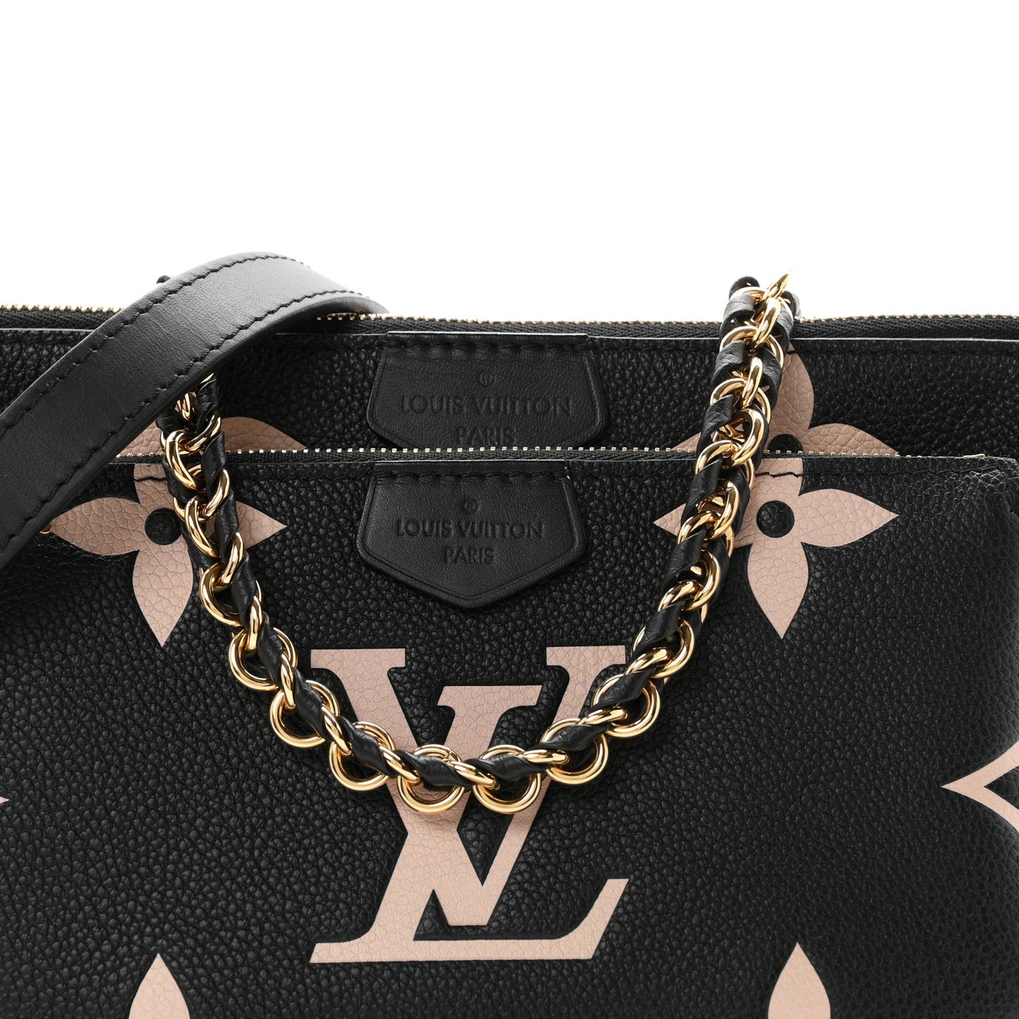 Empreinte Monogram Giant Multi Pochette Accessories Black Beige