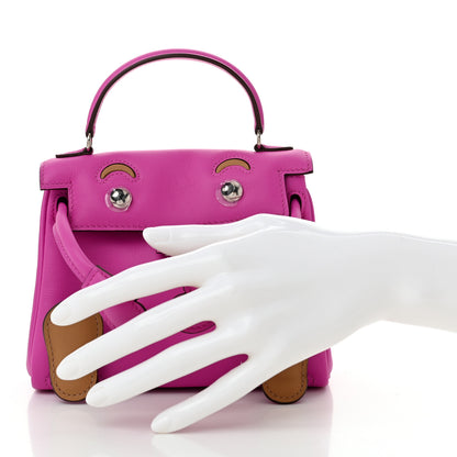 Hermes Swift Quelle Idole Kelly Doll Handbag Magnolia Biscuit 2 of 11