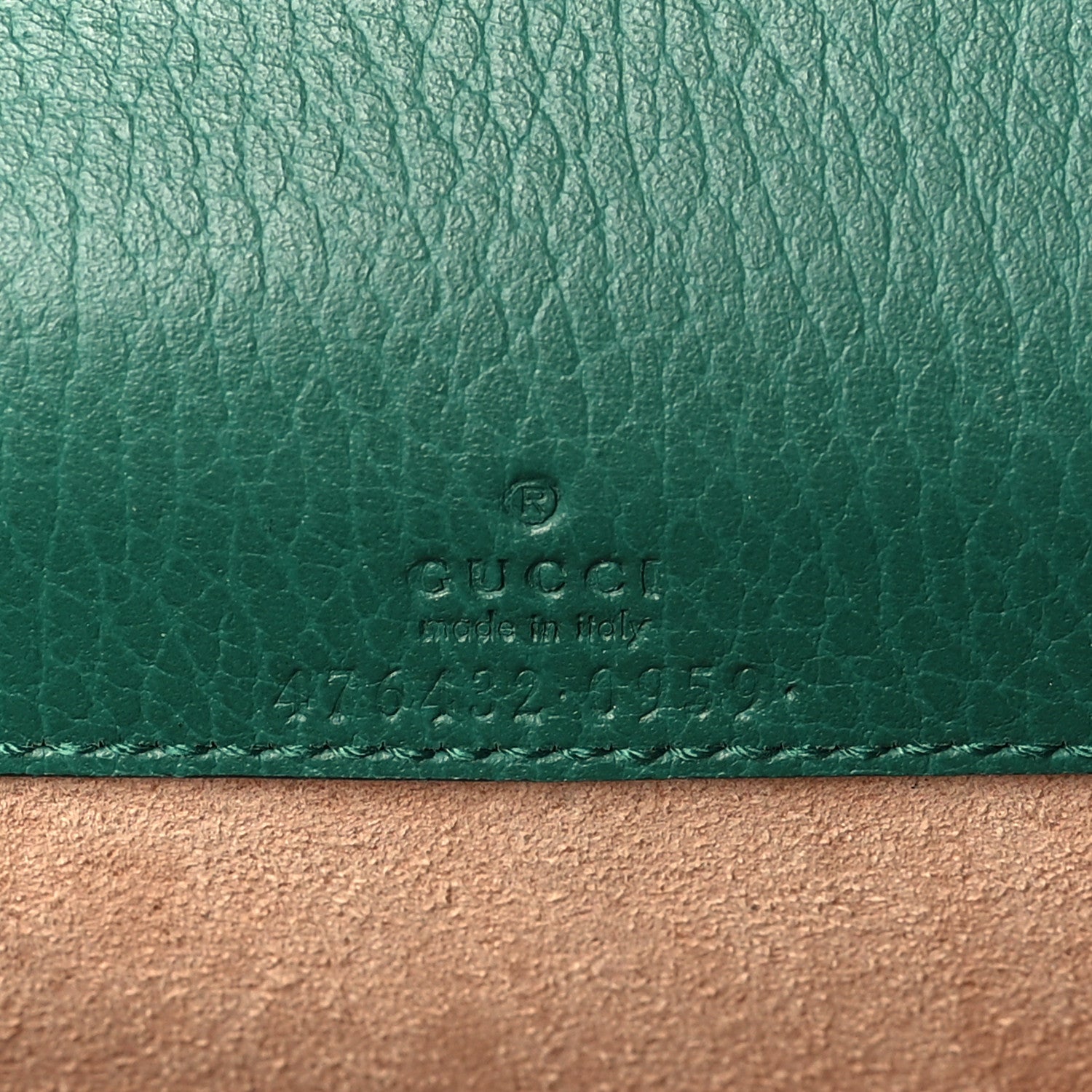 Gucci Calfskin Super Mini Dionysus Shoulder Bag Emerald 6 of 8