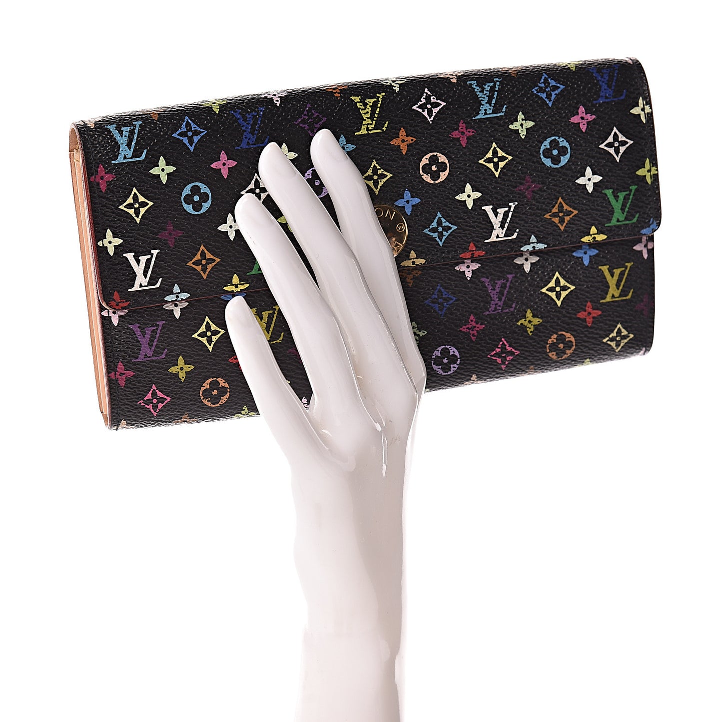 Monogram Multicolor Sarah Wallet Black
