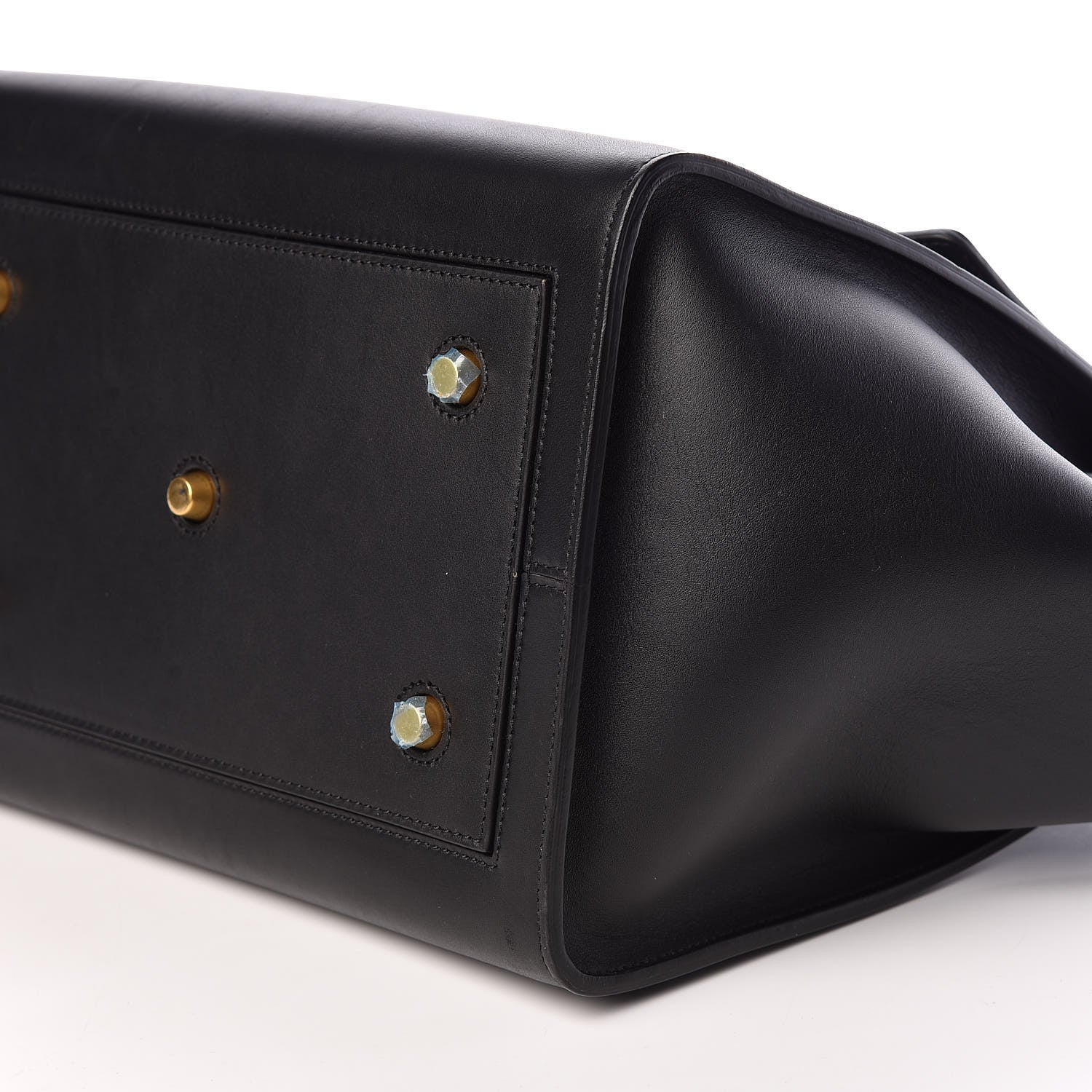 Celine Smooth Calfskin Small Tie Knot Tote Black 6 of 11