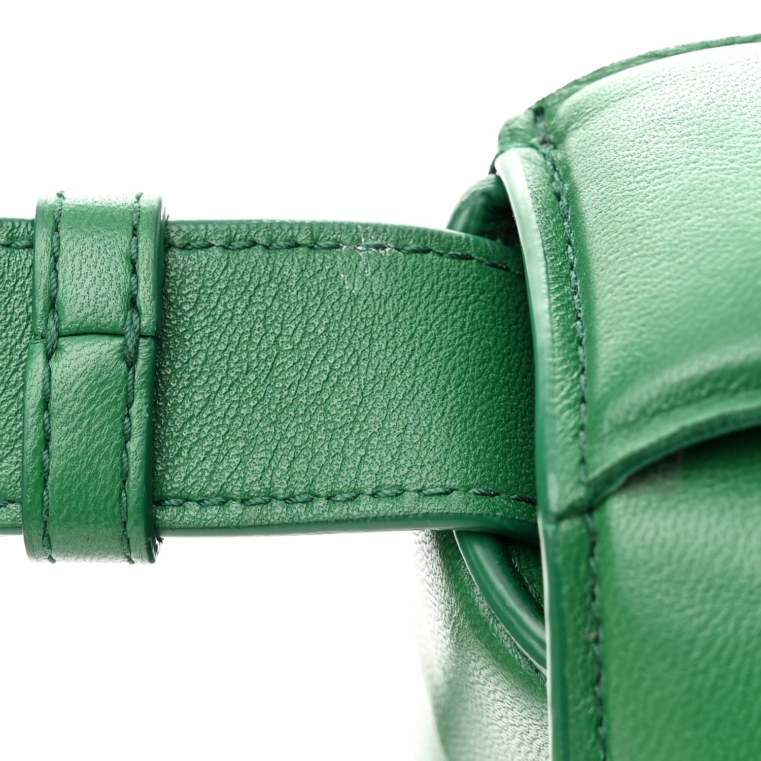 Bottega Veneta Nappa Maxi Intreccio Padded Cassette Crossbody Bag Racing Green 11 of 11