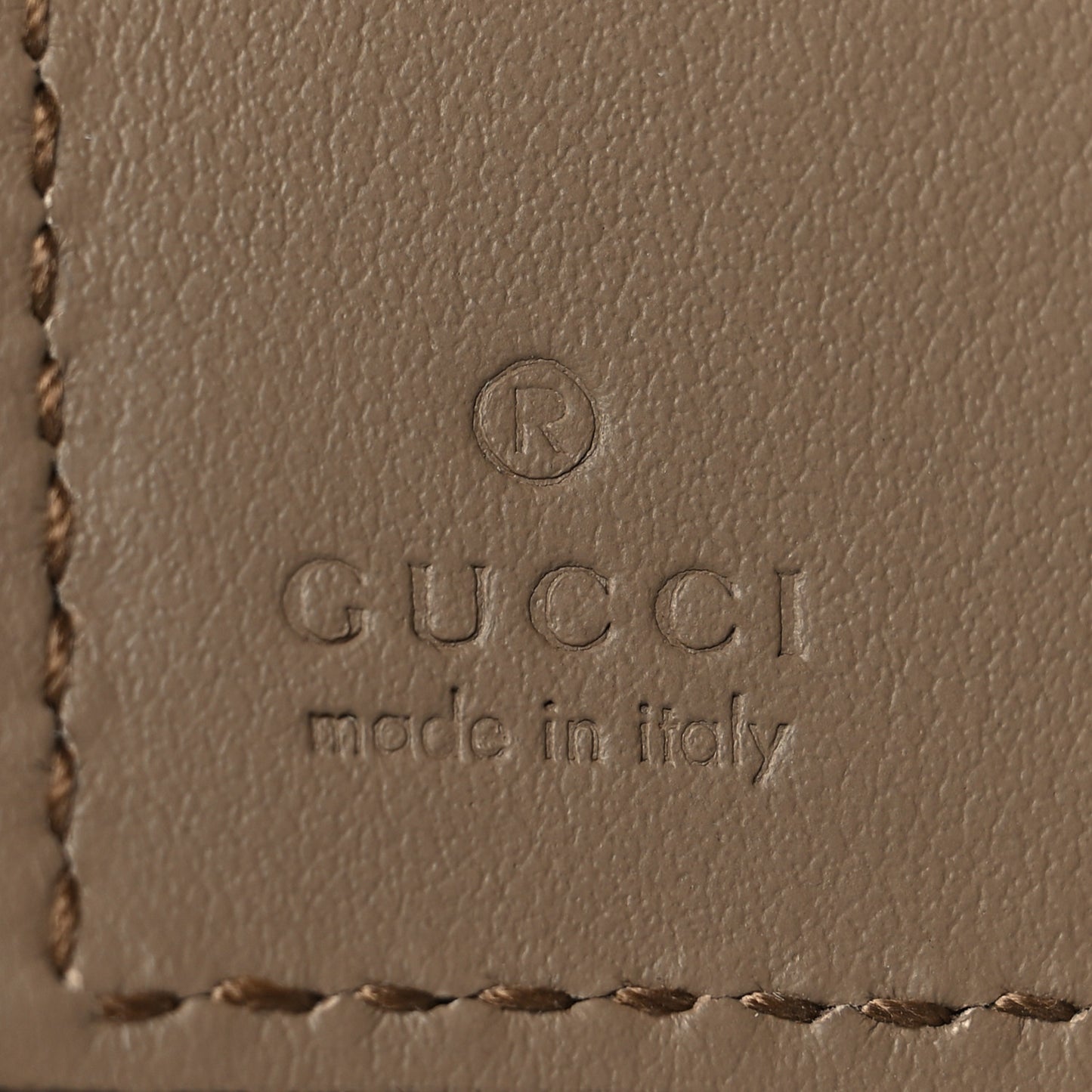 GG Supreme Monogram Dionysus Card Case Wallet Beige Taupe