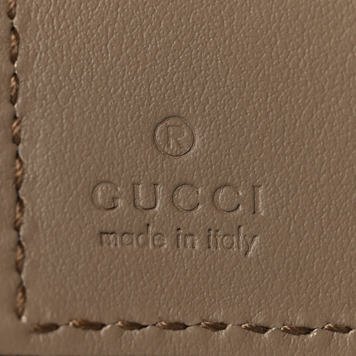 Gucci GG Supreme Monogram Dionysus Card Case Wallet Beige Taupe 7 of 10