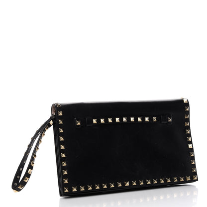 Valentino Garavani Nappa Rockstud Wristlet Clutch Black 3 of 6