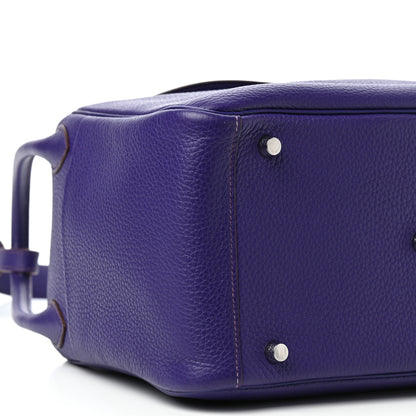 Hermes Taurillon Clemence Lindy 30 Iris 7 of 9