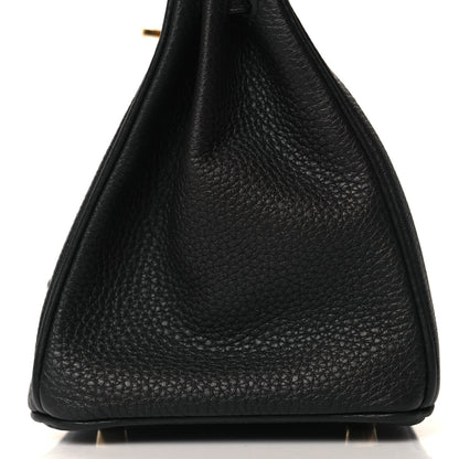Hermes Togo Matte Alligator Birkin Touch 25 Black 15 of 16