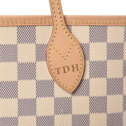 Louis Vuitton Damier Azur Neo Neverfull MM Rose Ballerine 9 of 10