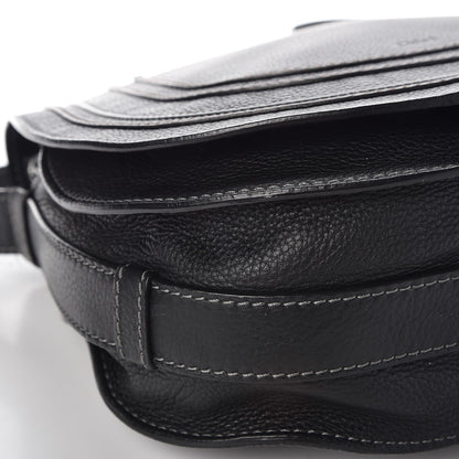 Chloe Calfskin Medium Marcie Round Crossbody Bag Black 9 of 10