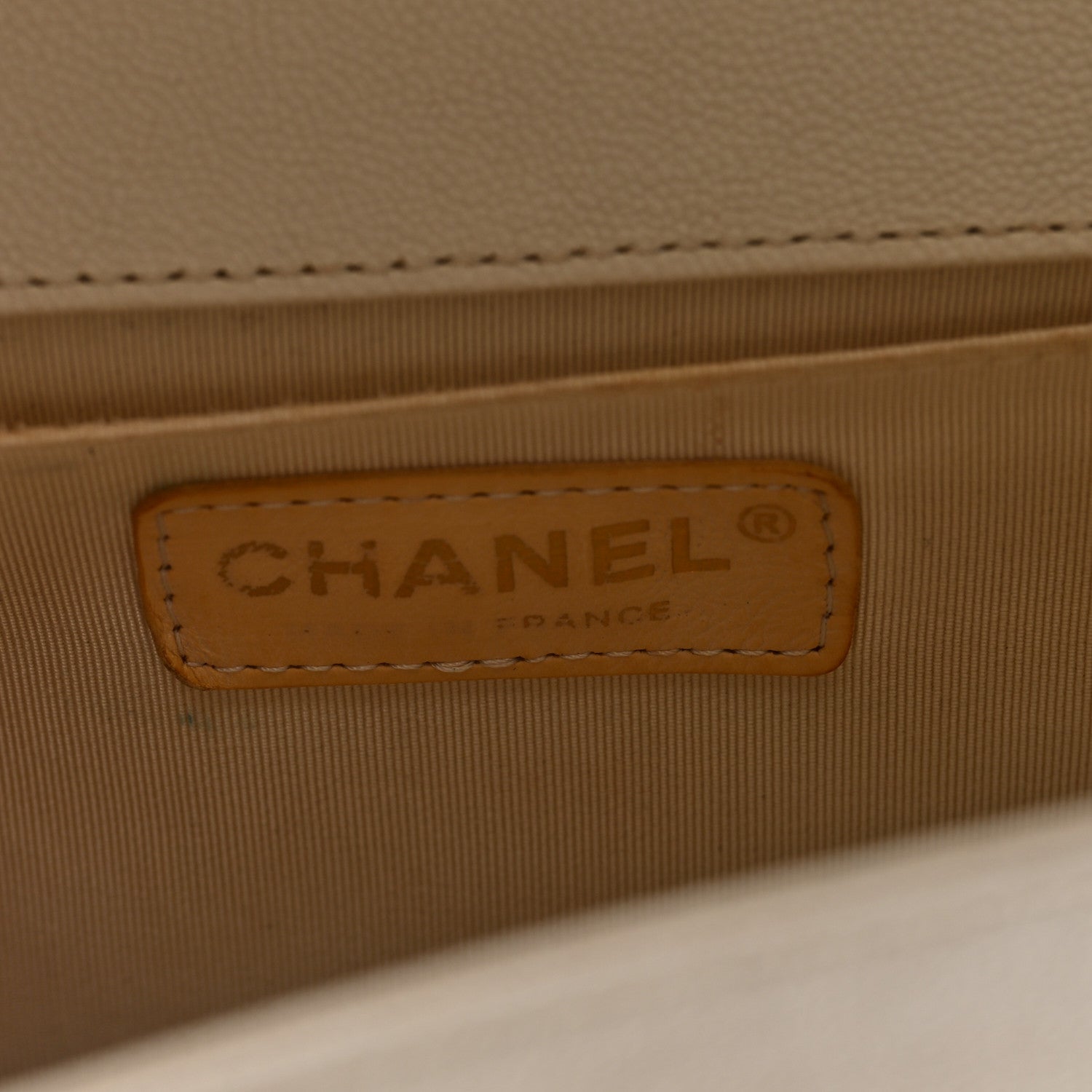 Chanel Caviar Quilted Medium Boy Flap White White 6 of 10