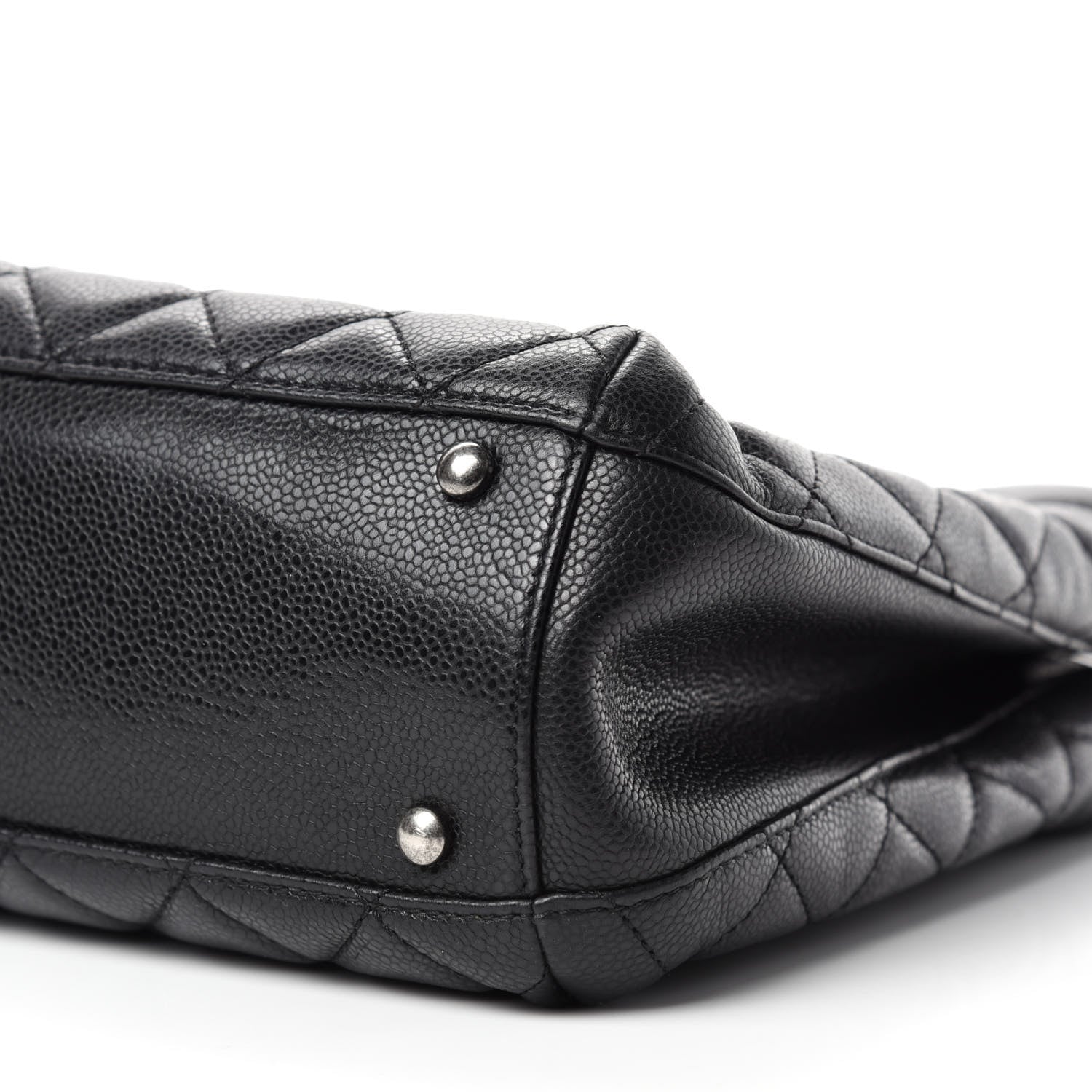 Chanel Caviar Quilted City Shopping Tote Black 7 of 10