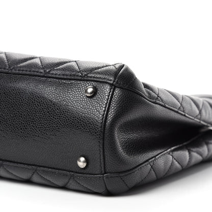 Chanel Caviar Quilted City Shopping Tote Black 7 of 10