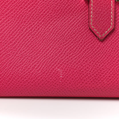 Hermes Epsom Bearn Gusset Wallet Rose Tyrien 8 of 12