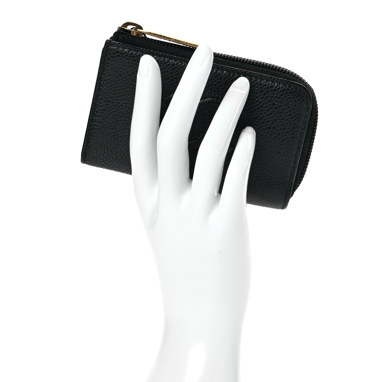 Chanel Caviar CC Key Holder Case Black 2 of 11
