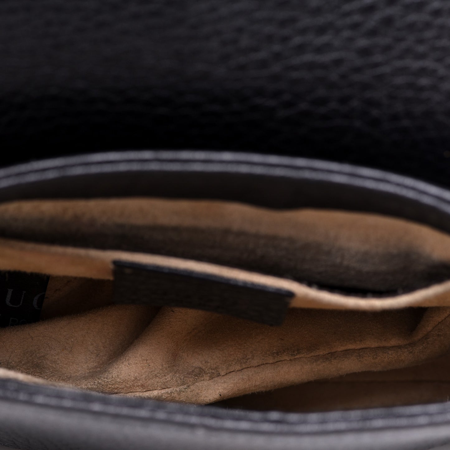 Pebbled Calfskin Small 1973 Chain Shoulder Bag Black