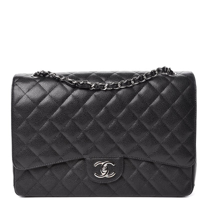 Chanel Caviar Quilted Maxi Double Flap Black 1 of 12