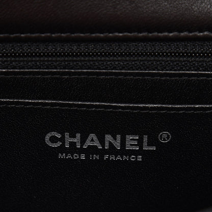 Chanel Lambskin Chevron Quilted Mini Rectangular Flap Black 6 of 8