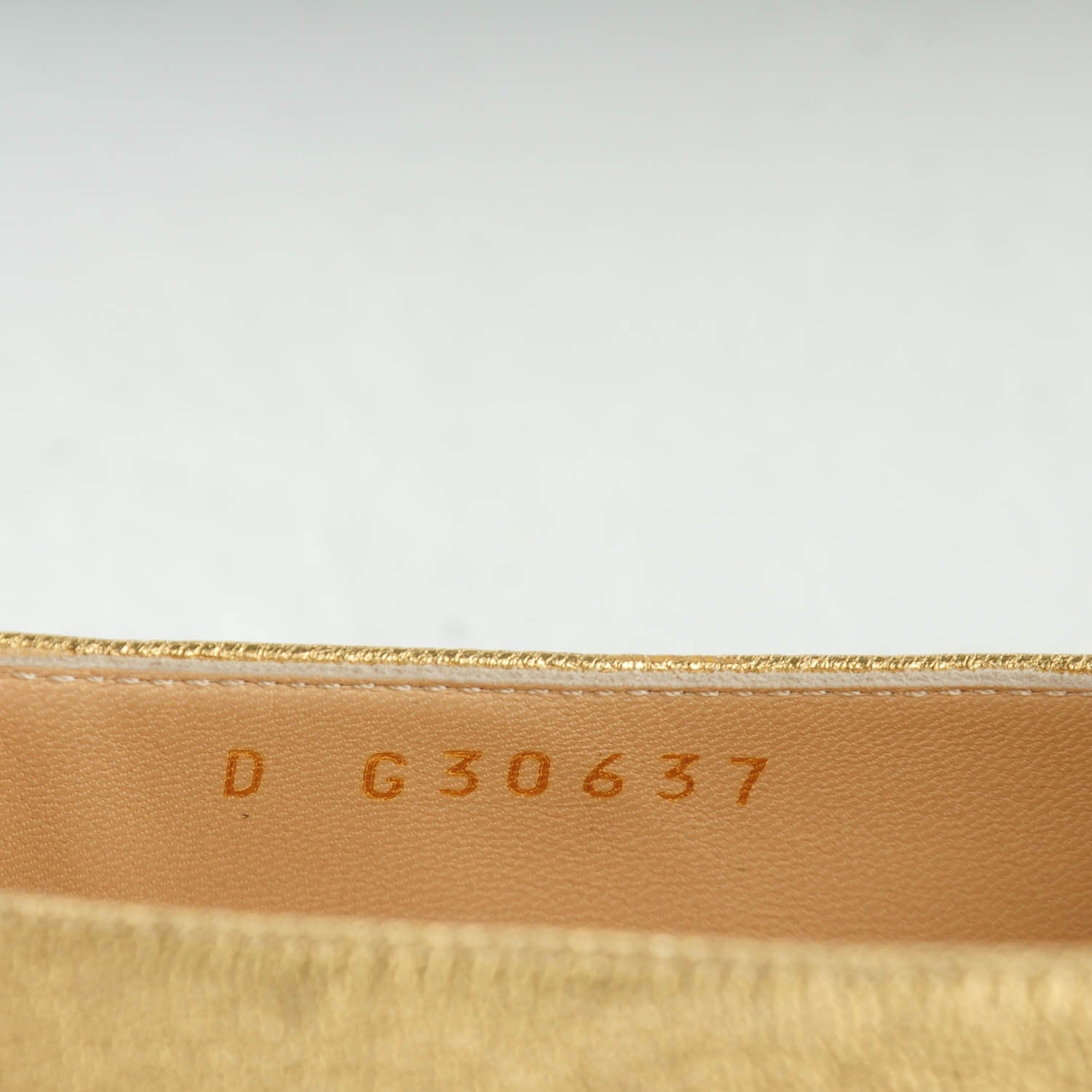 Chanel Metallic Calfskin CC Loafers 37.5 Gold 7 of 8