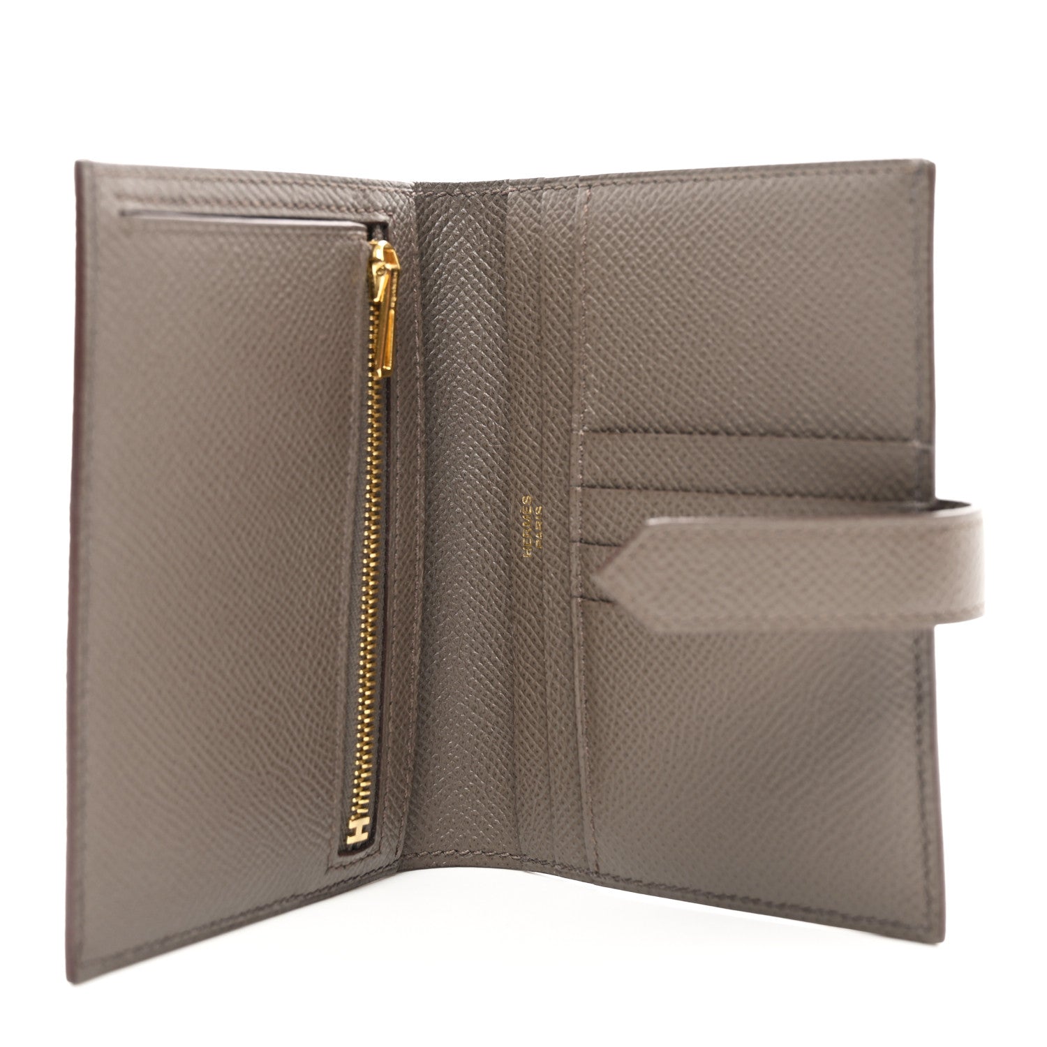 Hermes Epsom Bearn Compact Wallet Etain 5 of 8