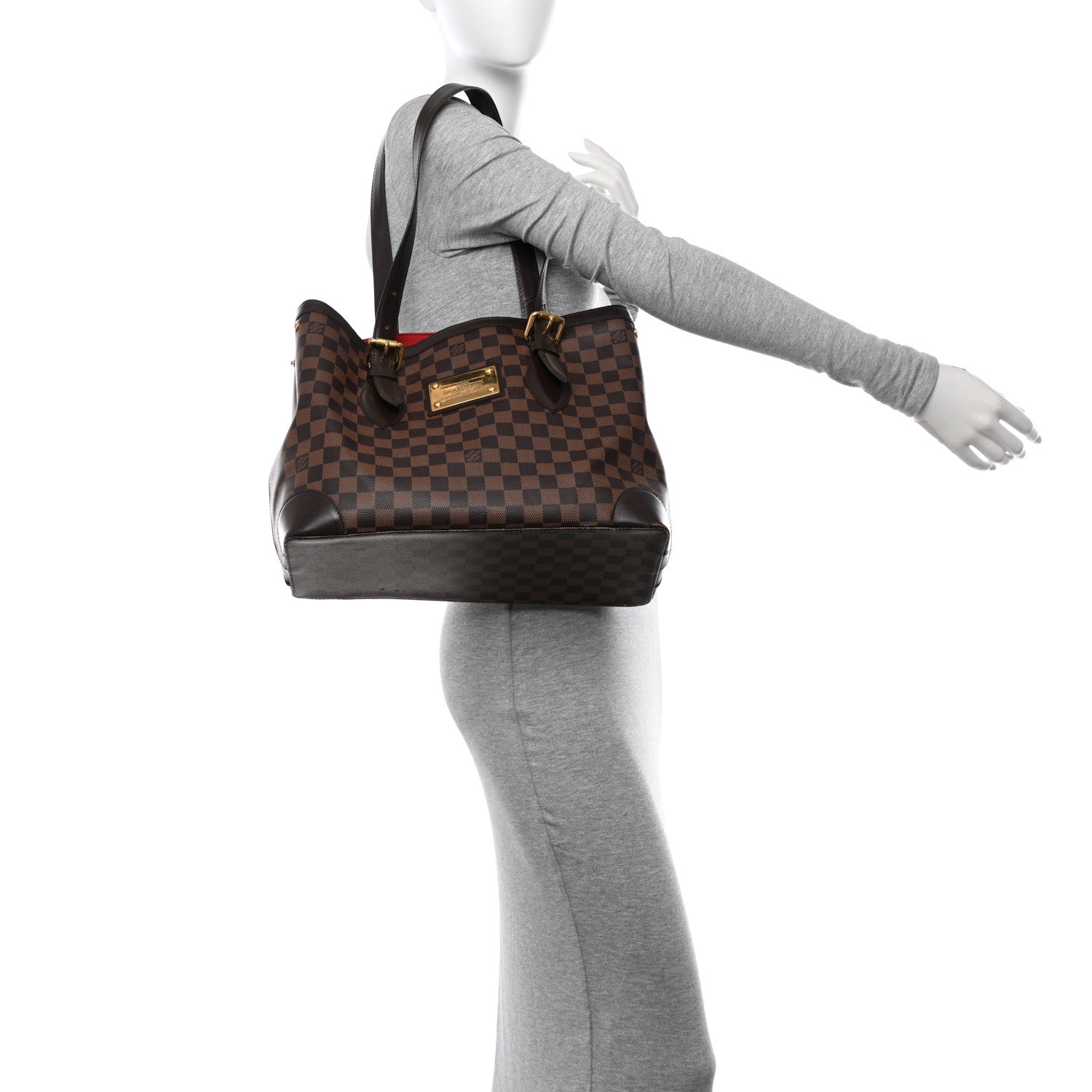 Louis Vuitton Damier Ebene Hampstead MM 3 of 9