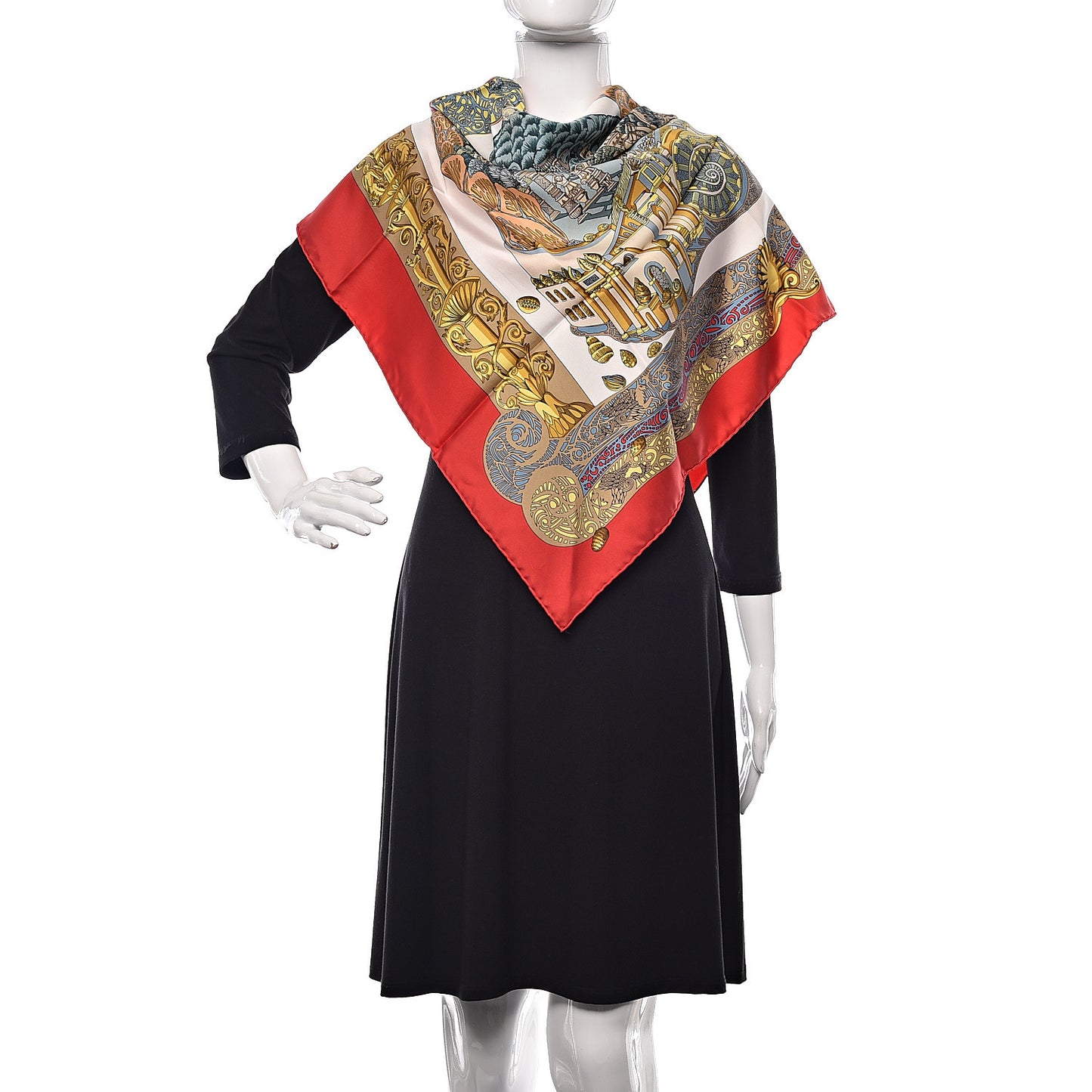 Silk L’Atlantide Scarf 90